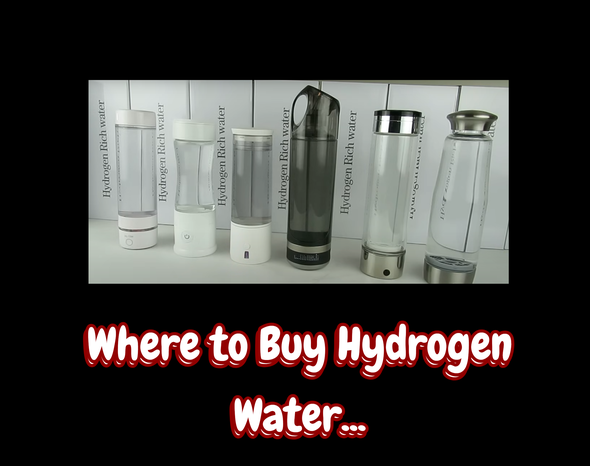 Find hydrogen water bottles online or in stores. Retailers like Amazon and health shops offer various options...or my affiliate links.